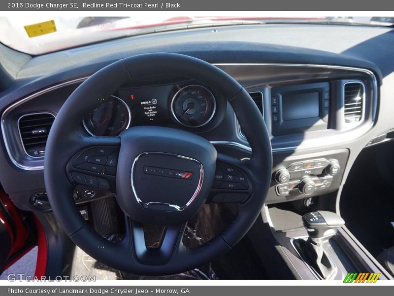 Redline Red Tri-coat Pearl / Black 2016 Dodge Charger SE