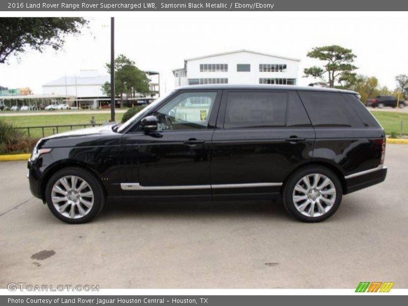 Santorini Black Metallic / Ebony/Ebony 2016 Land Rover Range Rover Supercharged LWB