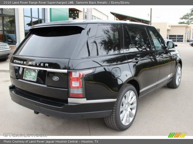 Santorini Black Metallic / Ebony/Ebony 2016 Land Rover Range Rover Supercharged LWB