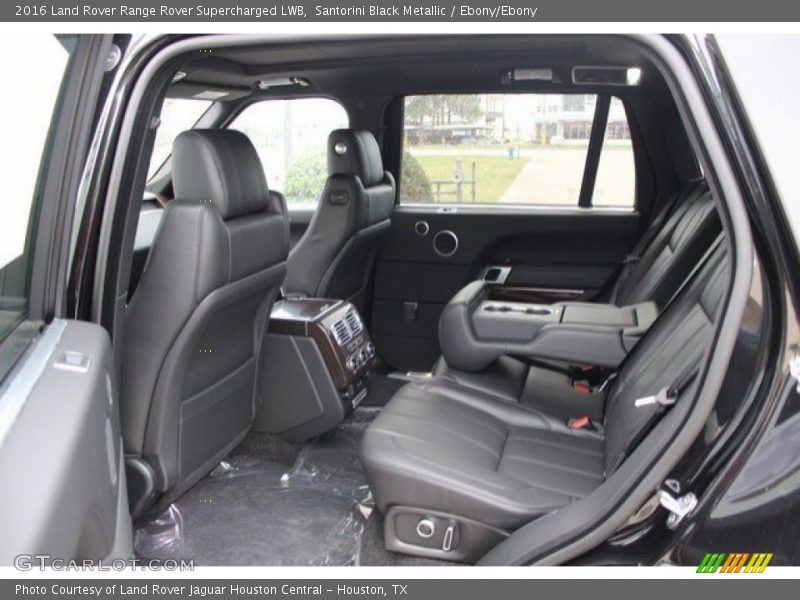 Santorini Black Metallic / Ebony/Ebony 2016 Land Rover Range Rover Supercharged LWB
