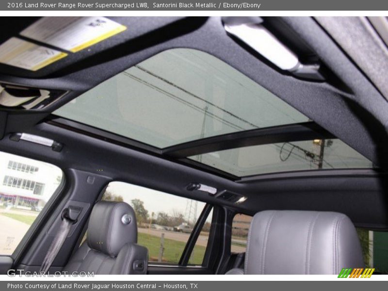 Santorini Black Metallic / Ebony/Ebony 2016 Land Rover Range Rover Supercharged LWB