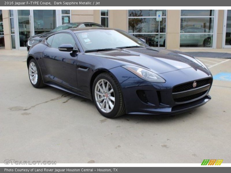 Dark Sapphire Metallic / Jet 2016 Jaguar F-TYPE Coupe