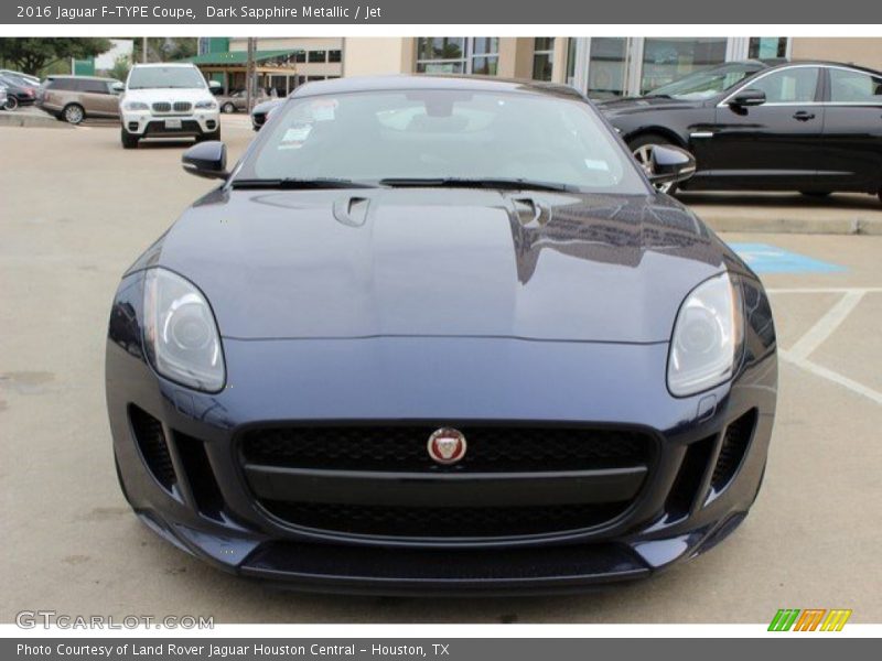 Dark Sapphire Metallic / Jet 2016 Jaguar F-TYPE Coupe