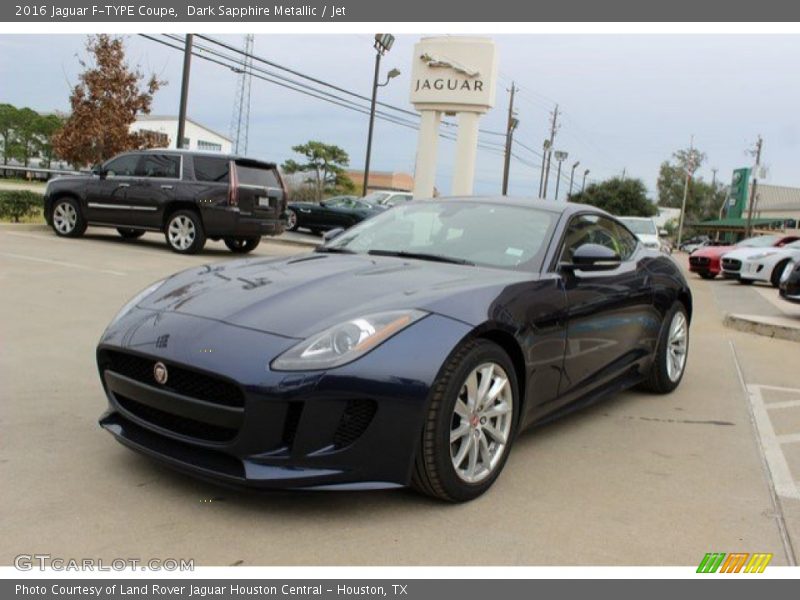 Dark Sapphire Metallic / Jet 2016 Jaguar F-TYPE Coupe