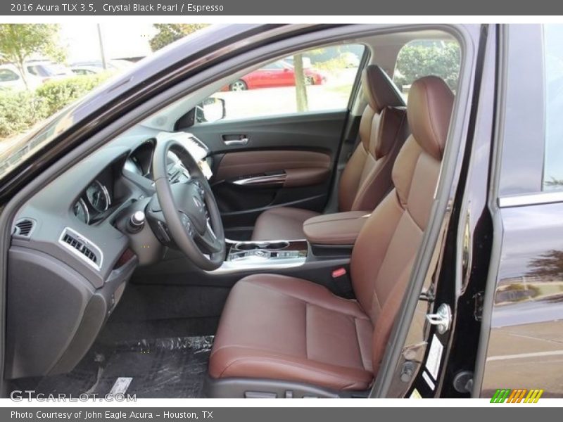  2016 TLX 3.5 Espresso Interior
