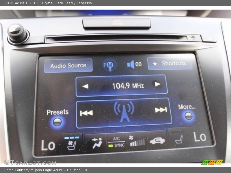 Crystal Black Pearl / Espresso 2016 Acura TLX 3.5