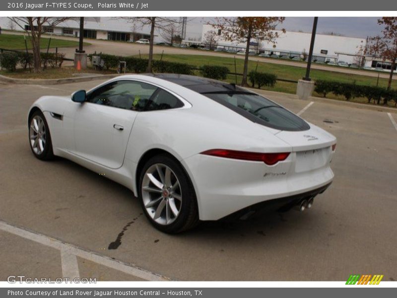 Polaris White / Jet 2016 Jaguar F-TYPE S Coupe