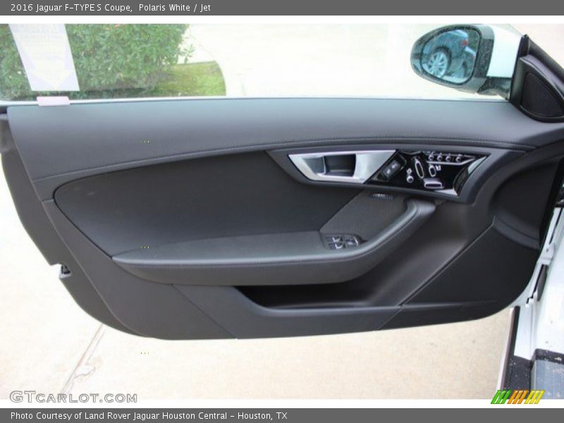 Polaris White / Jet 2016 Jaguar F-TYPE S Coupe