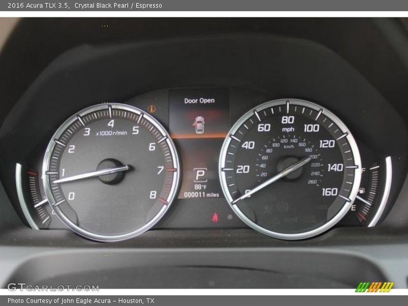 Crystal Black Pearl / Espresso 2016 Acura TLX 3.5