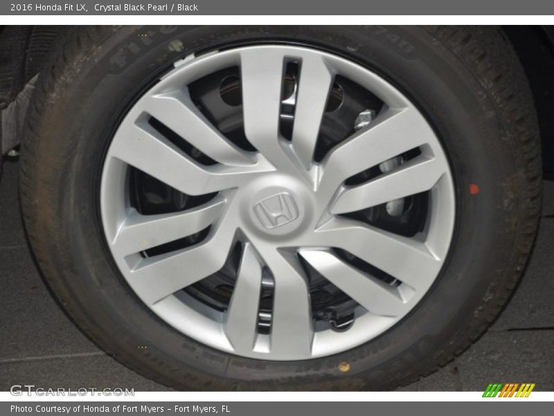 Crystal Black Pearl / Black 2016 Honda Fit LX