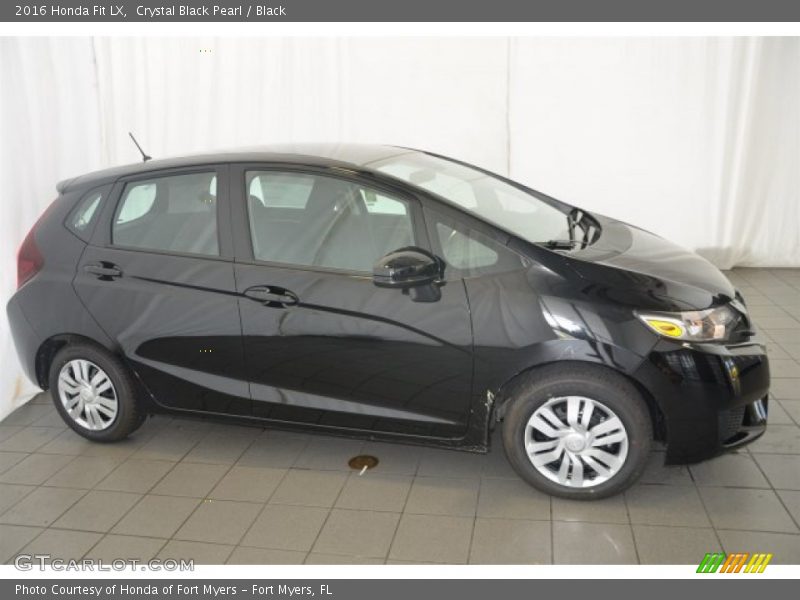 Crystal Black Pearl / Black 2016 Honda Fit LX