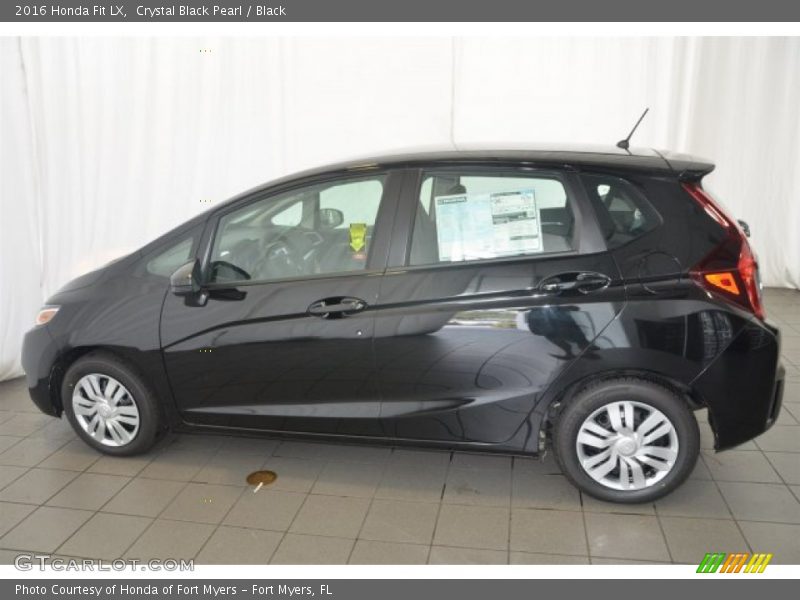 Crystal Black Pearl / Black 2016 Honda Fit LX