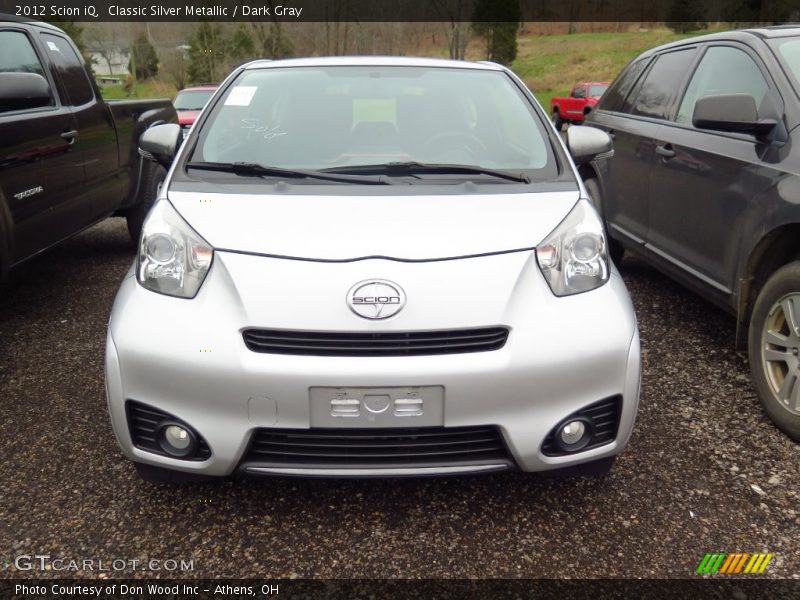 Classic Silver Metallic / Dark Gray 2012 Scion iQ