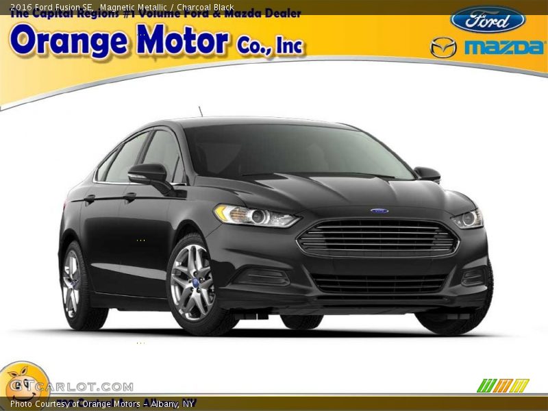 Magnetic Metallic / Charcoal Black 2016 Ford Fusion SE