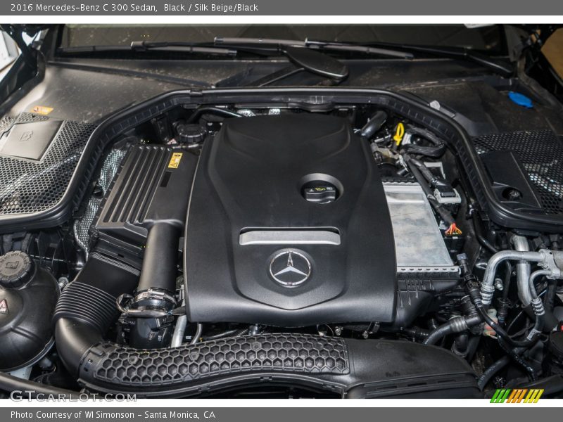 Black / Silk Beige/Black 2016 Mercedes-Benz C 300 Sedan