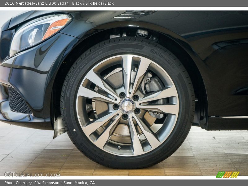 Black / Silk Beige/Black 2016 Mercedes-Benz C 300 Sedan