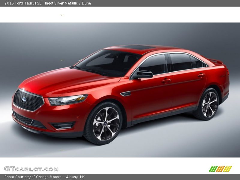 Ingot Silver Metallic / Dune 2015 Ford Taurus SE
