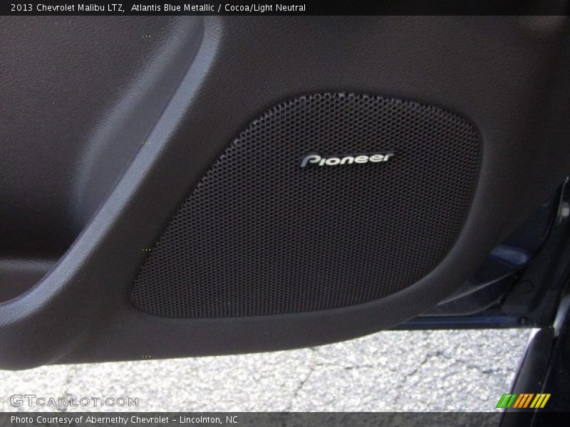 Atlantis Blue Metallic / Cocoa/Light Neutral 2013 Chevrolet Malibu LTZ