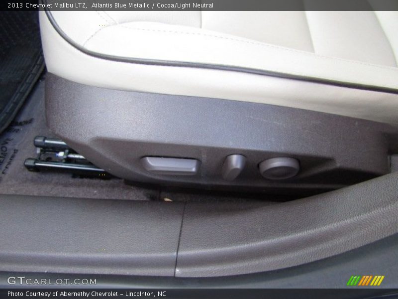 Atlantis Blue Metallic / Cocoa/Light Neutral 2013 Chevrolet Malibu LTZ