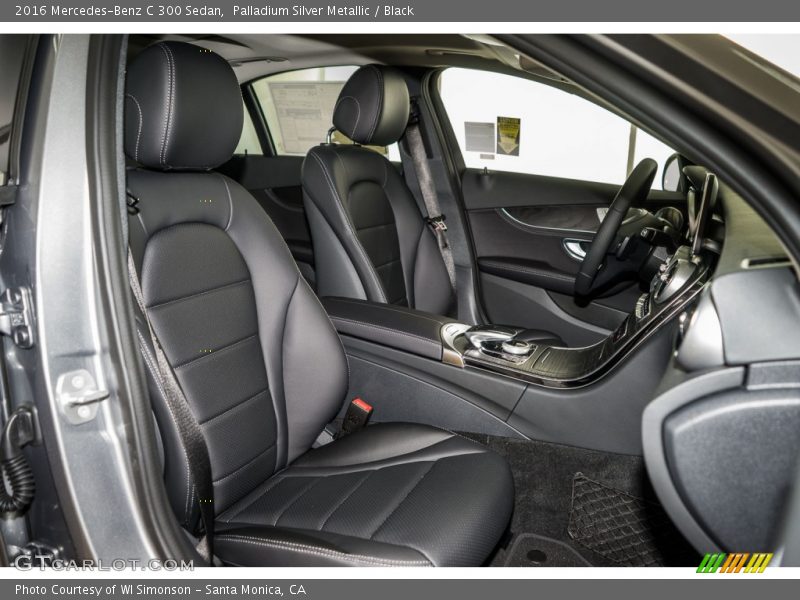 Palladium Silver Metallic / Black 2016 Mercedes-Benz C 300 Sedan