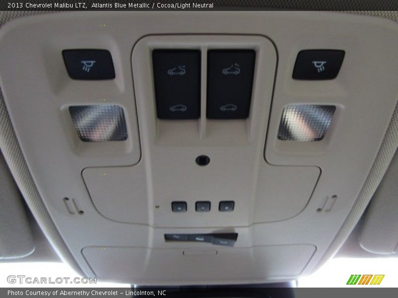 Atlantis Blue Metallic / Cocoa/Light Neutral 2013 Chevrolet Malibu LTZ