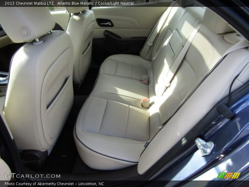 Atlantis Blue Metallic / Cocoa/Light Neutral 2013 Chevrolet Malibu LTZ