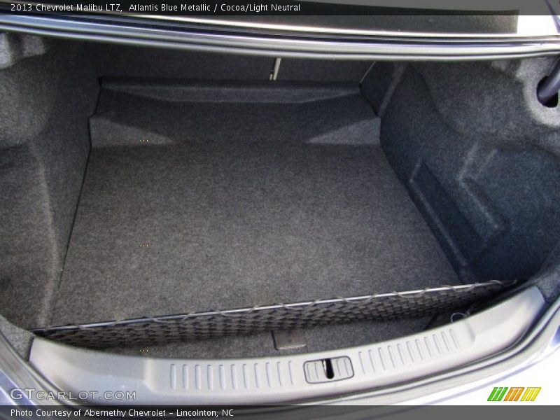 Atlantis Blue Metallic / Cocoa/Light Neutral 2013 Chevrolet Malibu LTZ