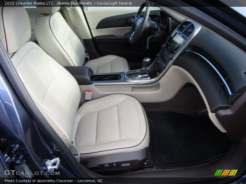Atlantis Blue Metallic / Cocoa/Light Neutral 2013 Chevrolet Malibu LTZ