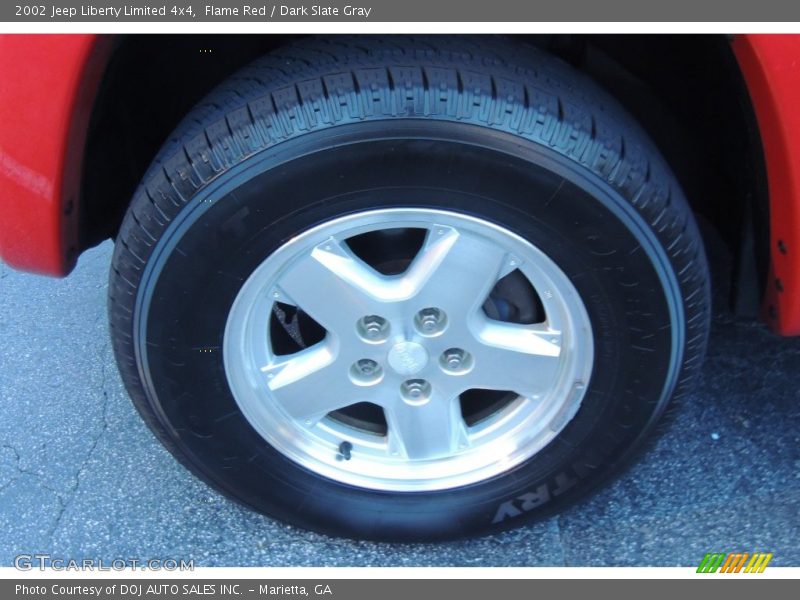 Flame Red / Dark Slate Gray 2002 Jeep Liberty Limited 4x4