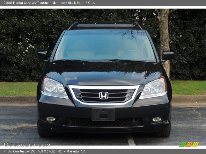 Nighthawk Black Pearl / Gray 2008 Honda Odyssey Touring