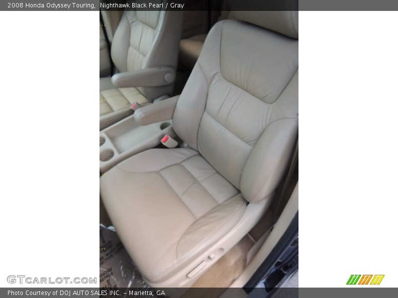 Nighthawk Black Pearl / Gray 2008 Honda Odyssey Touring