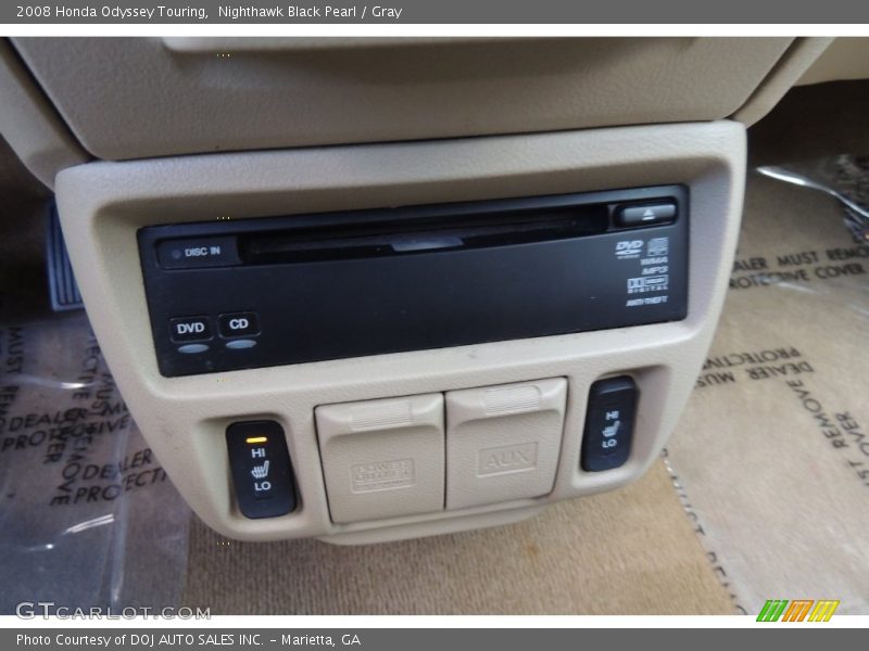 Nighthawk Black Pearl / Gray 2008 Honda Odyssey Touring