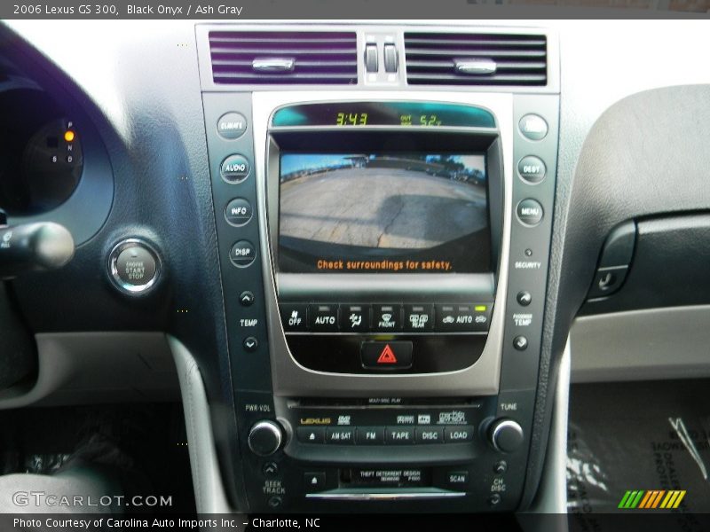 Black Onyx / Ash Gray 2006 Lexus GS 300