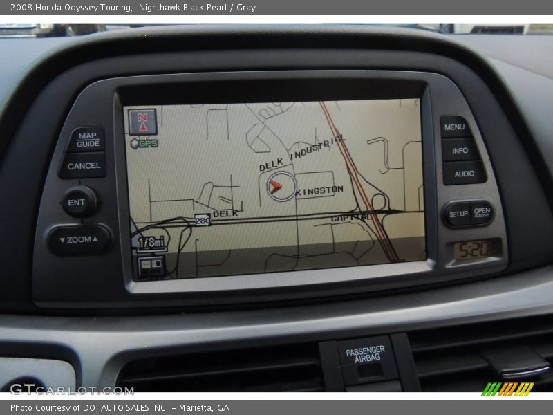 Nighthawk Black Pearl / Gray 2008 Honda Odyssey Touring