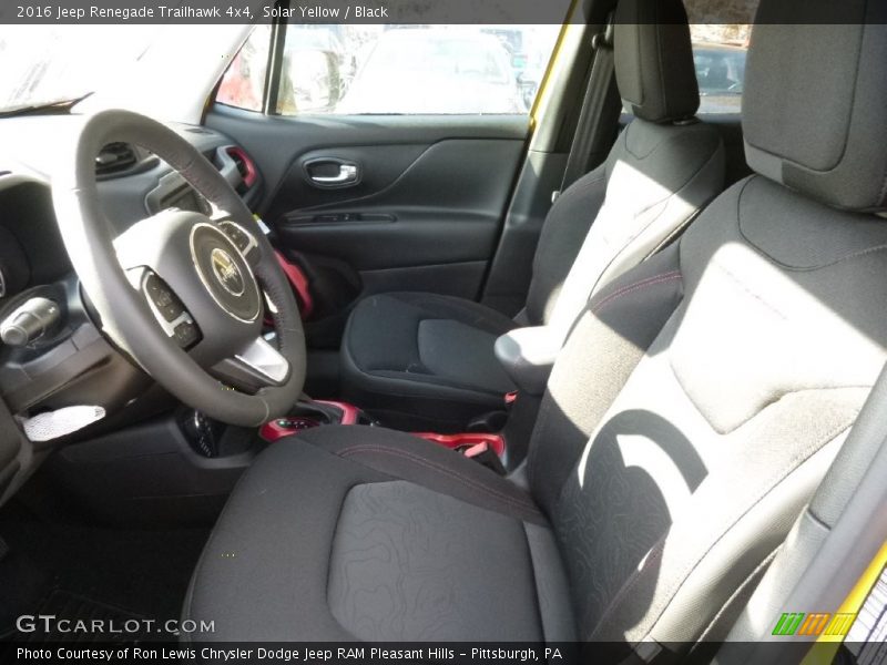 Solar Yellow / Black 2016 Jeep Renegade Trailhawk 4x4