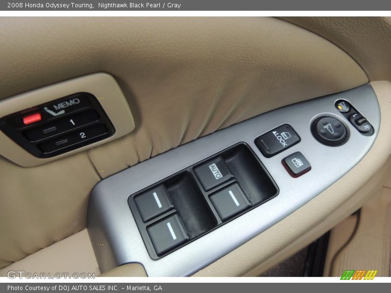 Nighthawk Black Pearl / Gray 2008 Honda Odyssey Touring