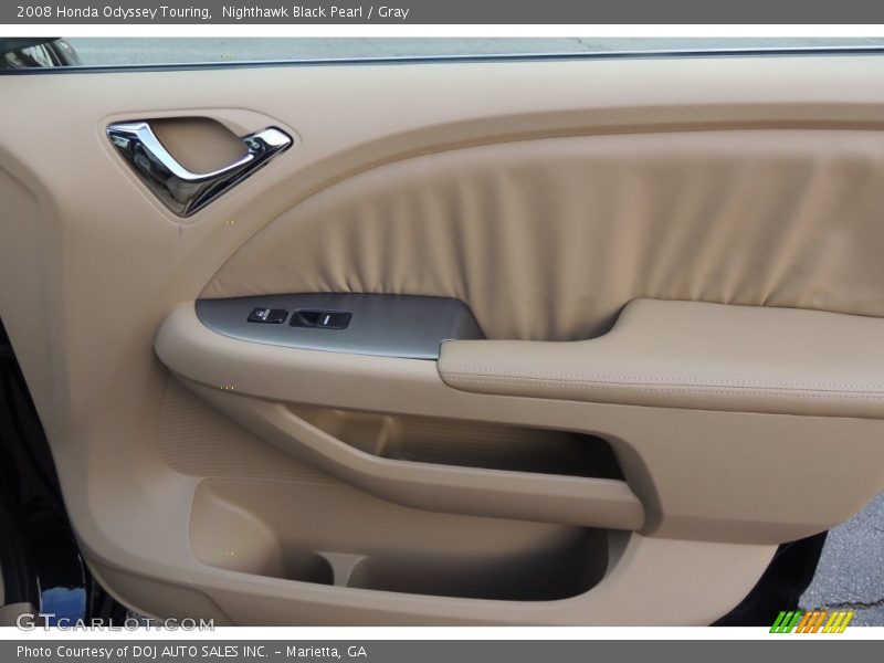 Nighthawk Black Pearl / Gray 2008 Honda Odyssey Touring