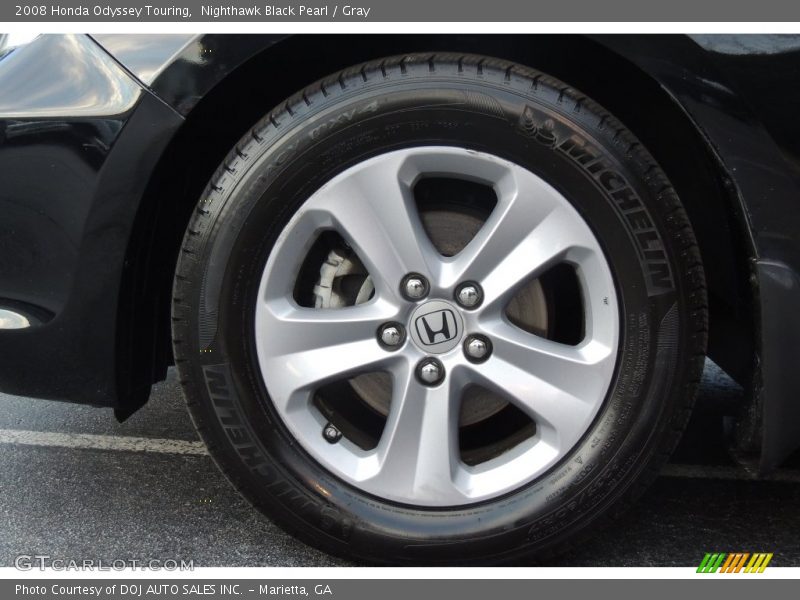 Nighthawk Black Pearl / Gray 2008 Honda Odyssey Touring