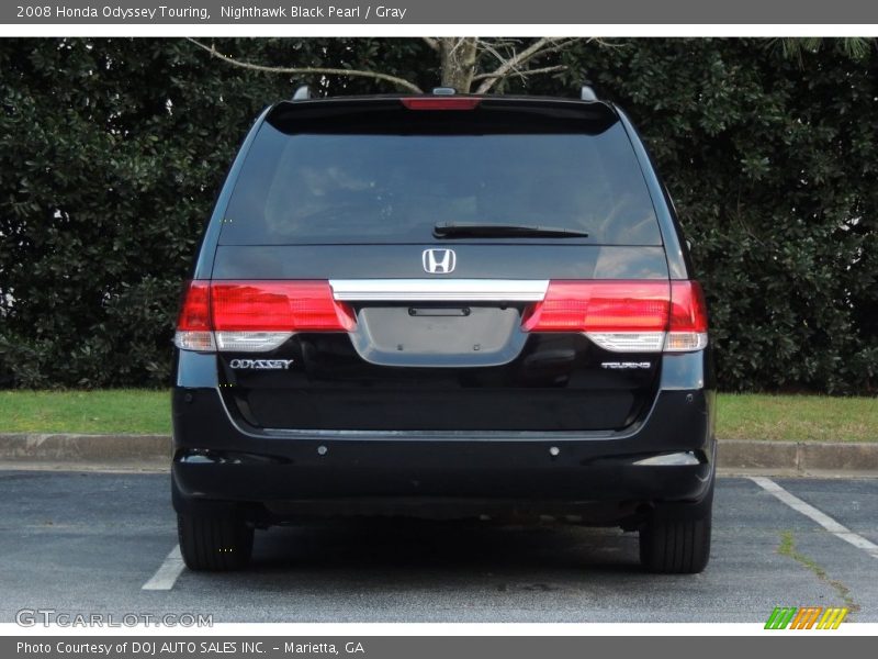 Nighthawk Black Pearl / Gray 2008 Honda Odyssey Touring