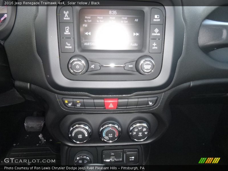 Solar Yellow / Black 2016 Jeep Renegade Trailhawk 4x4