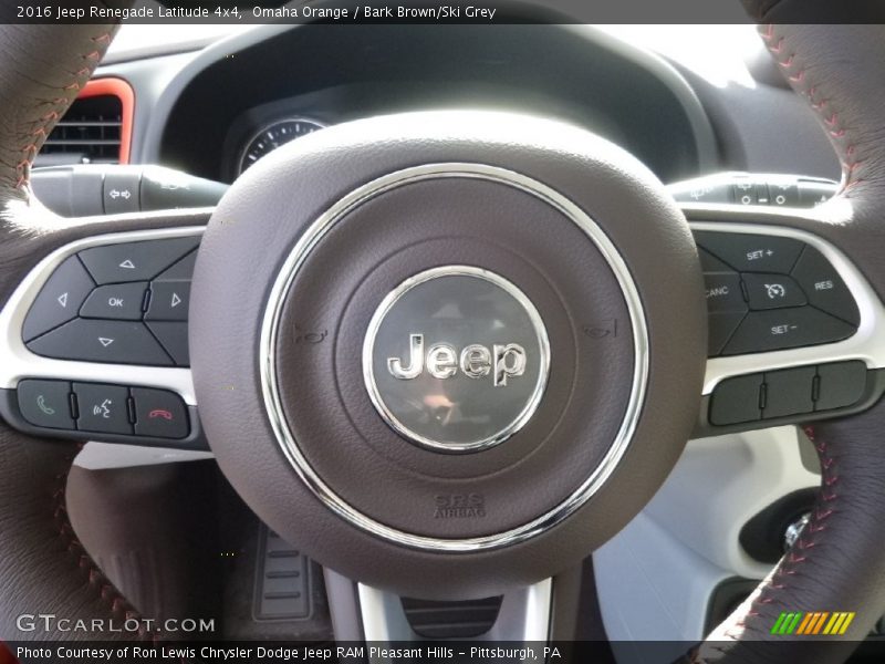 Omaha Orange / Bark Brown/Ski Grey 2016 Jeep Renegade Latitude 4x4