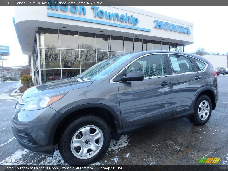 Polished Metal Metallic / Gray 2014 Honda CR-V LX AWD