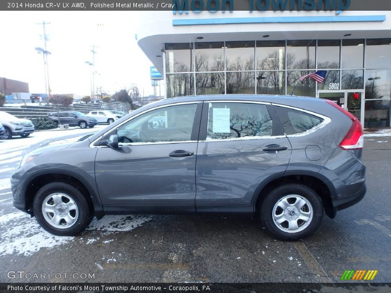 Polished Metal Metallic / Gray 2014 Honda CR-V LX AWD
