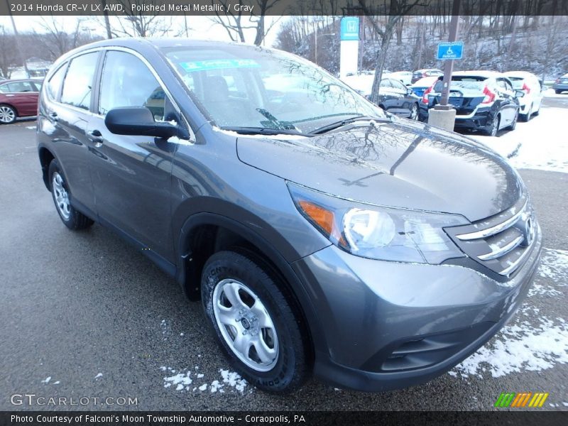 Polished Metal Metallic / Gray 2014 Honda CR-V LX AWD