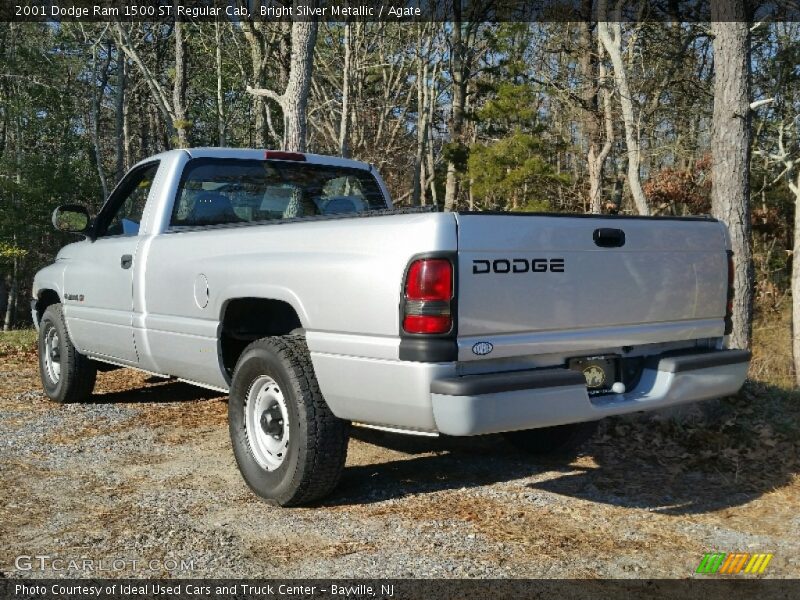 Bright Silver Metallic / Agate 2001 Dodge Ram 1500 ST Regular Cab