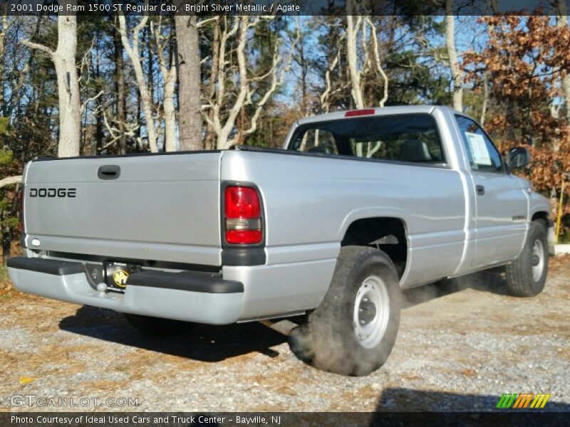 Bright Silver Metallic / Agate 2001 Dodge Ram 1500 ST Regular Cab
