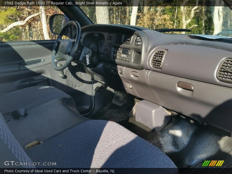 Bright Silver Metallic / Agate 2001 Dodge Ram 1500 ST Regular Cab