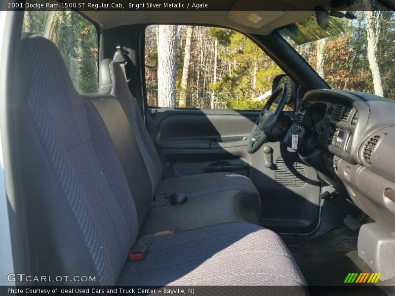 Bright Silver Metallic / Agate 2001 Dodge Ram 1500 ST Regular Cab