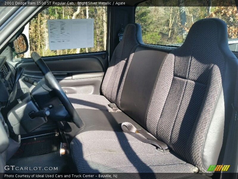 Bright Silver Metallic / Agate 2001 Dodge Ram 1500 ST Regular Cab