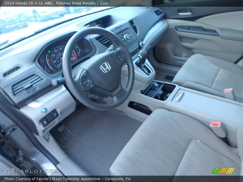 Polished Metal Metallic / Gray 2014 Honda CR-V LX AWD